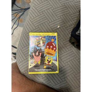 Spongebob SquarePants The Movie Dvd Original Yellow Case